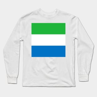 Sierra Leonean flag Long Sleeve T-Shirt